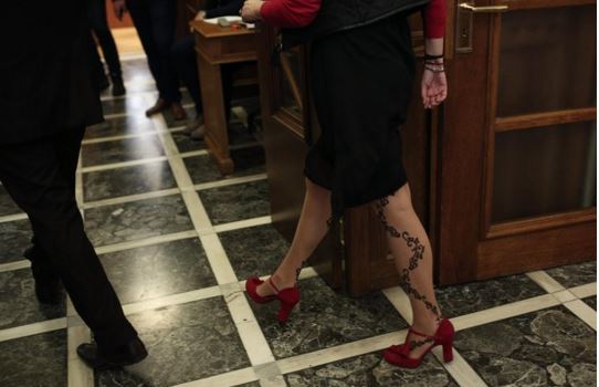 Η μυστηριώδης γυναίκα που τράβηξε τα βλέμματα στο υπουργικό συμβούλιο – ΦΩΤΟ