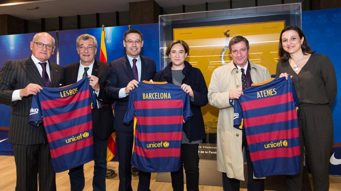 Η Λέσβος στη φανέλα της Μπάρτσα