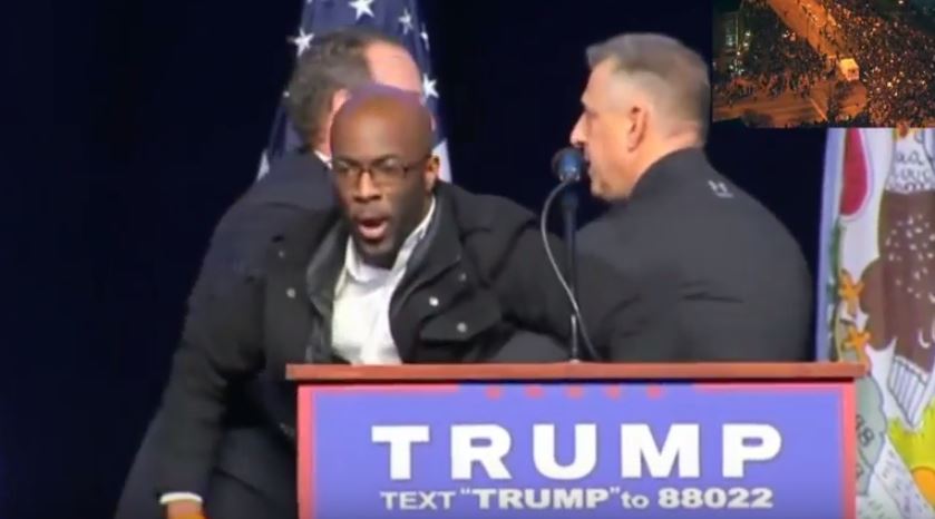 Δείτε σε βίντεο 35 λεπτών τι έγινε στο Σικάγο πριν την ομιλία Τραμπ, που αναβλήθηκε – ΒΙΝΤΕΟ