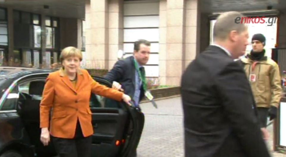 Η άφιξη της Μέρκελ στη Σύνοδο Κορυφής – ΒΙΝΤΕΟ