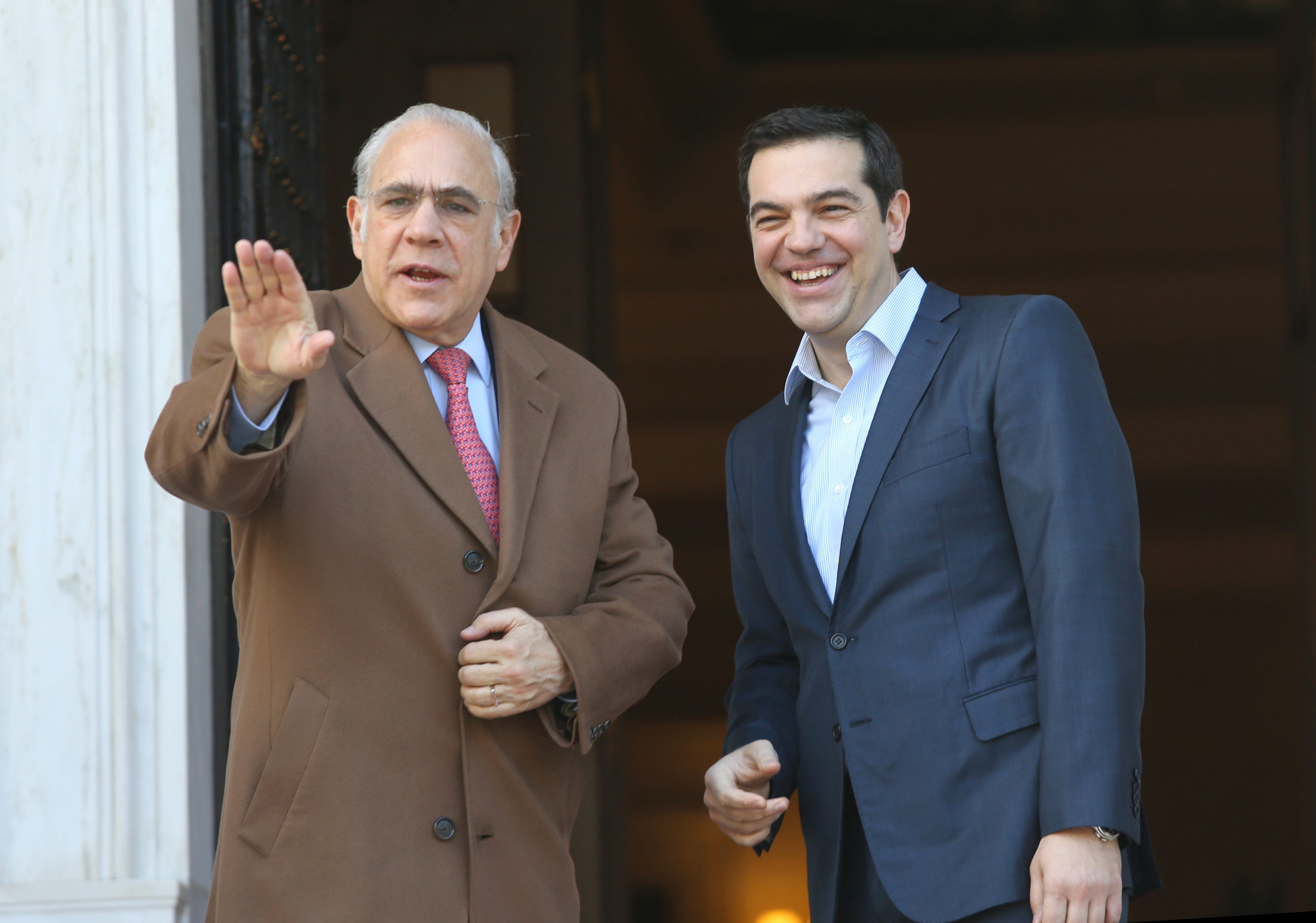 Καρέ καρέ η συνάντηση Τσίπρα-Γκουρία – ΦΩΤΟ