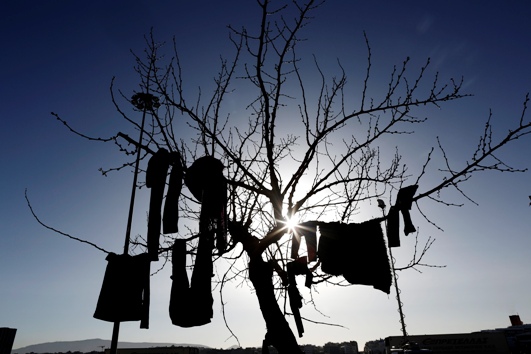 Η φωτογραφία που έγινε «viral» από τον καταυλισμό της Ειδομένης