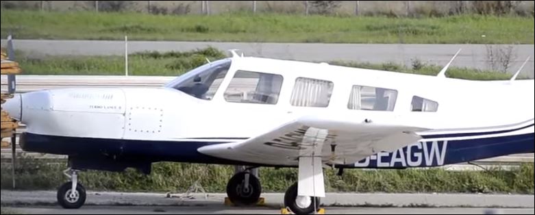 Το αεροπλάνο που θα μετέφερε από το Μεσολόγγι τους μετανάστες στο εξωτερικό – ΒΙΝΤΕΟ