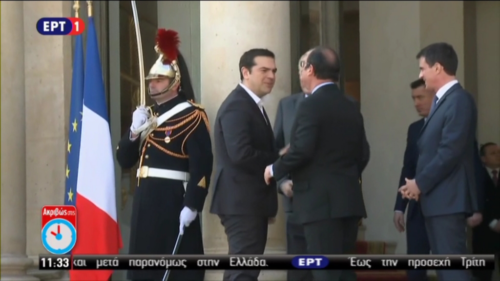 Ο Τσίπρας στο Μέγαρο των Ηλυσίων – ΤΩΡΑ – ΒΙΝΤΕΟ