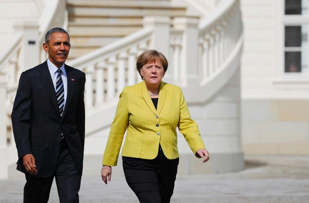 Η Μέρκελ υποδέχτηκε τον Ομπάμα στο Αννόβερο – ΦΩΤΟ