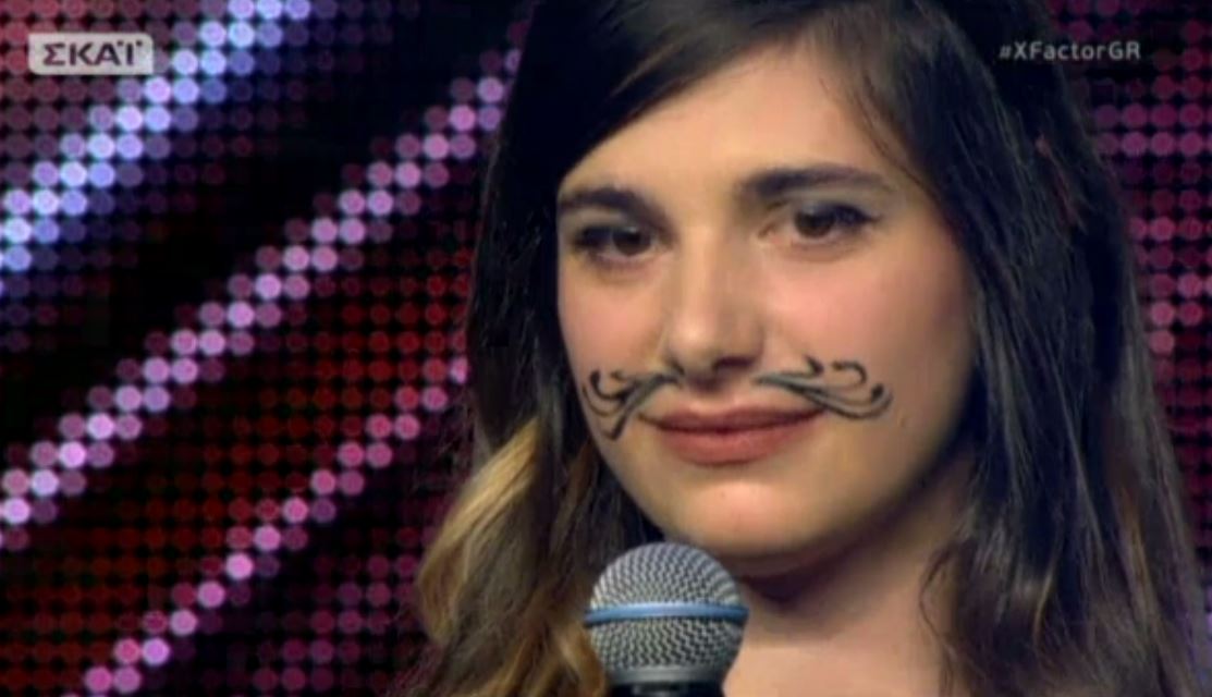 Η Κύπρια με το μουστάκι που εντυπωσίασε τους κριτές του “X-Factor” – BINTEO