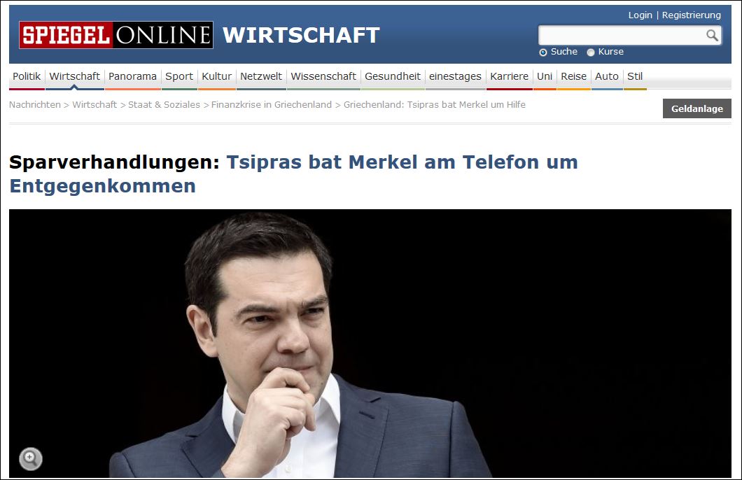 Spiegel: Ο Τσίπρας ζήτησε παραχωρήσεις από τη Μέρκελ