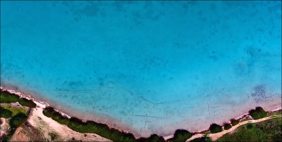 Μοναδικές εικόνες από τη βυθισμένη “πόλη της Πορφύρας” – ΒΙΝΤΕΟ