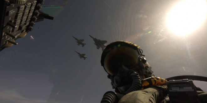 Συγκλονιστικές φωτογραφίες από την άσκηση των ελληνικών μαχητικών αεροσκαφών