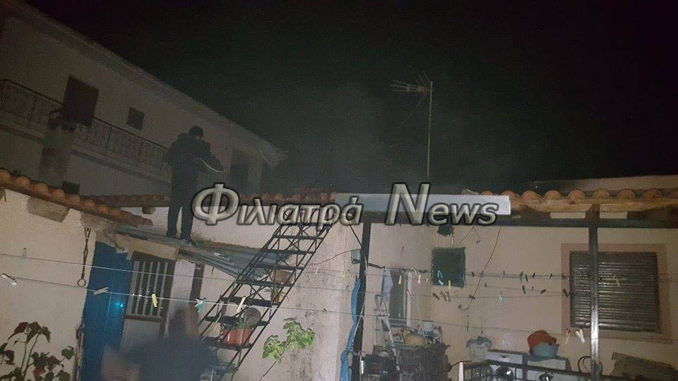 Φιλιατρά: Φωτιά σε σπίτι αναστάτωσε ολόκληρη γειτονιά