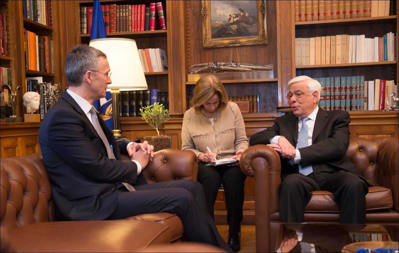 Ο Παυλόπουλος στον Στόλτενμπεργκ: Εργαστείτε για τον τερματισμό του πολέμου στη Συρία – ΒΙΝΤΕΟ