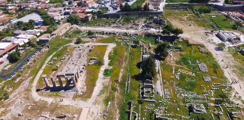 Η αρχαία Κόρινθος από ψηλά – ΒΙΝΤΕΟ