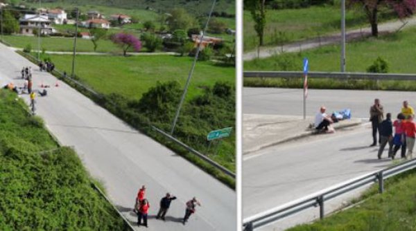 Επέμβαση της αστυνομίας στο μπλόκο των προσφύγων στην Εγνατία – ΦΩΤΟ