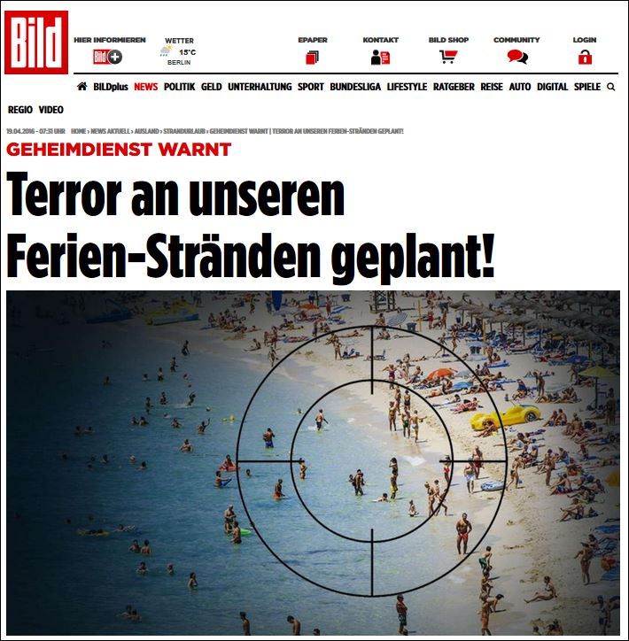 Συναγερμός στη Γερμανία – Τρομοκράτες σχεδίαζαν χτύπημα στις παραλίες