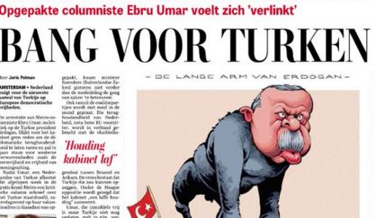 Το αιχμηρό πρωτοσέλιδο ολλανδικής εφημερίδας με τον Ερντογάν ως πίθηκο – ΦΩΤΟ
