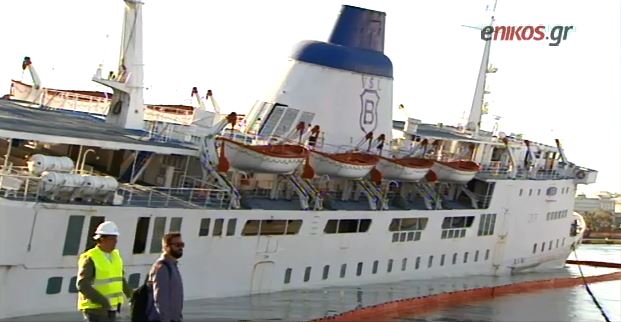 Κλίση 30 μοιρών έχει πάρει το “Παναγία Τήνου” – BINTEO