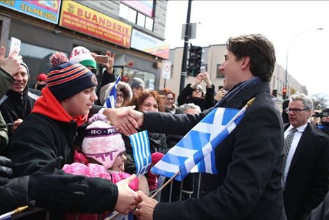 “Zito Hellas” έγραψε ο Καναδός πρωθυπουργός στο facebook