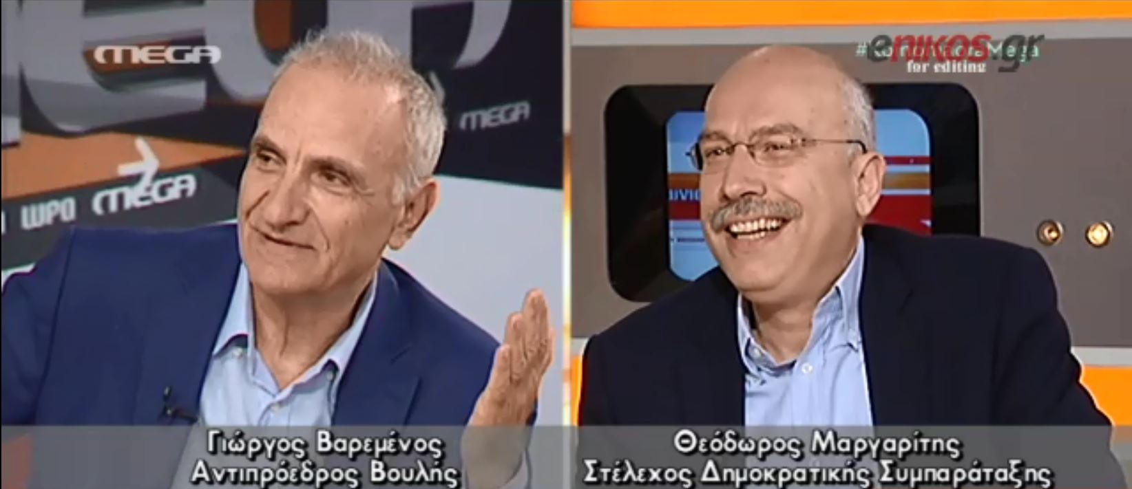 “Ατύχημα” στον αέρα για τον Καμπουράκη που πήγε να διακόψει τον τηλεοπτικό καυγά – ΒΙΝΤΕΟ