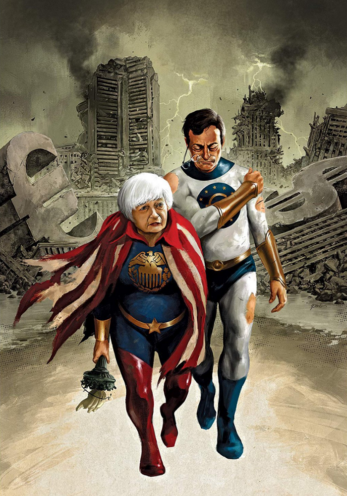 Bloomberg: Γιατί ο Ντράγκι και η Γέλεν δεν είναι σούπερ ήρωες – ΦΩΤΟ