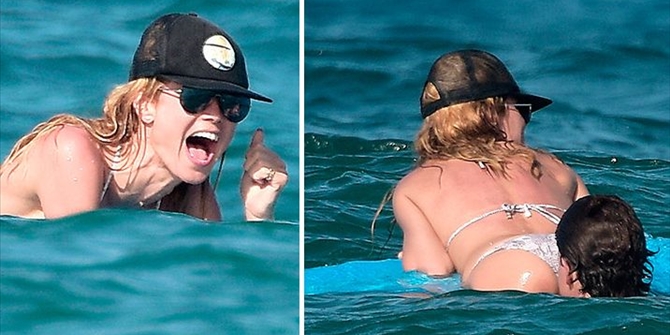 Το θερμό φιλί στα οπίσθια της Χάιντι Κλουμ – ΦΩΤΟ