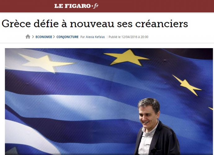 Le Figaro: Η Ελλάδα αψηφά και πάλι τους δανειστές