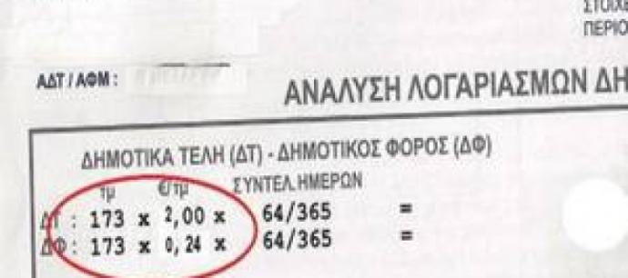 Ποιοι απαλλάσσονται από δημοτικά τέλη και φόρους στους λογαριασμούς ΔΕΚΟ