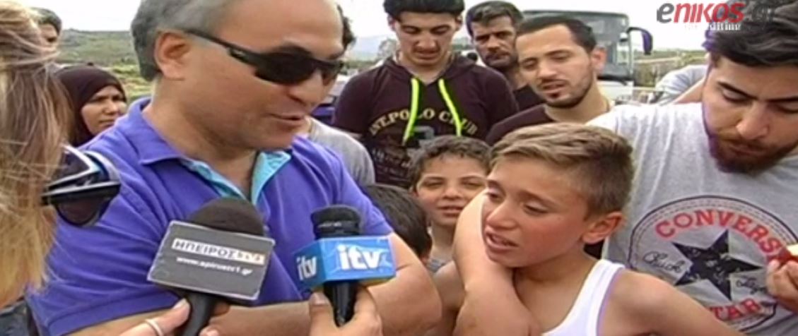 Το κλάμα του μικρού πρόσφυγα – ΒΙΝΤΕΟ