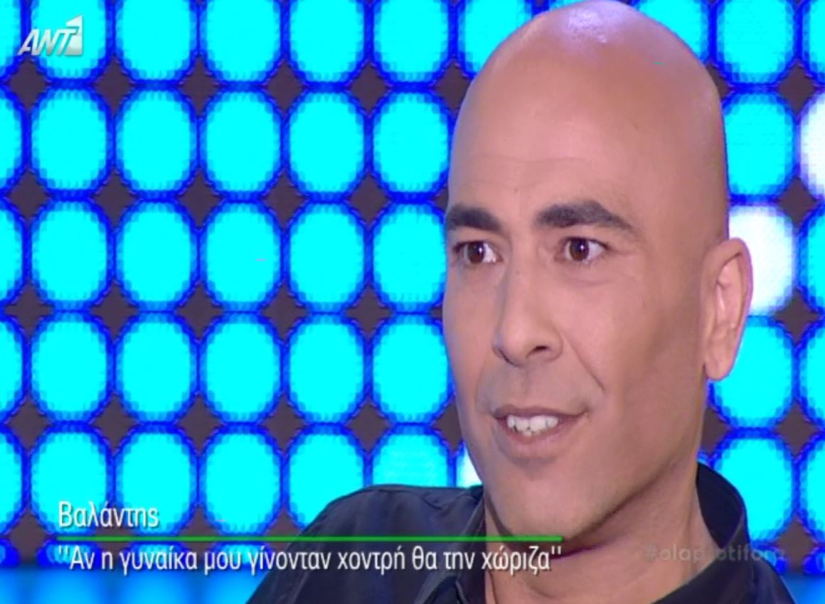 Οι προκλητικές δηλώσεις του Βαλάντη για τους παχύσαρκους – ΒΙΝΤΕΟ