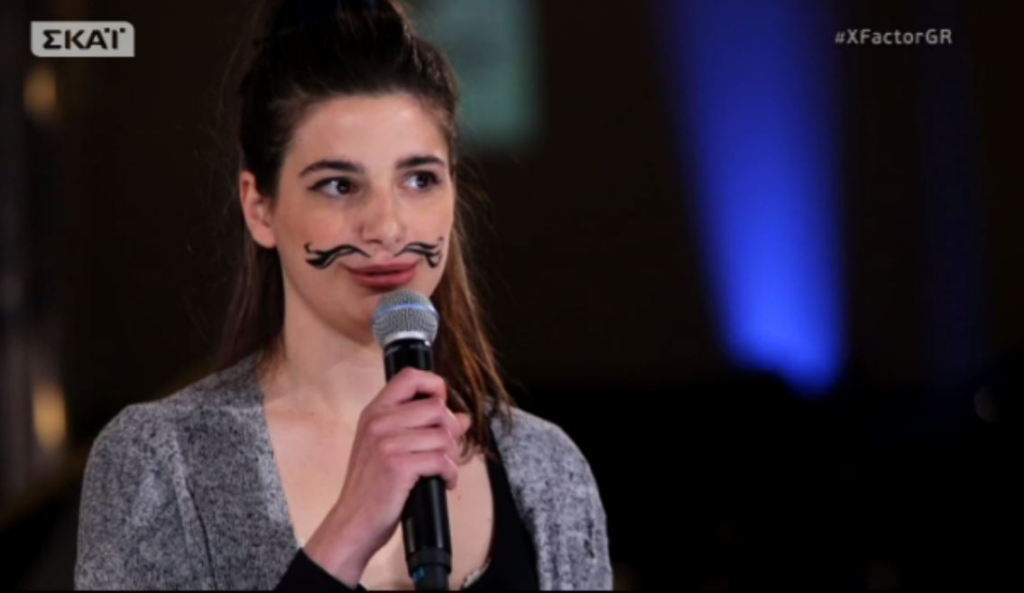 Προβληματισμός στο “X-Factor” για την κοπέλα με το μουστάκι – BINTEO