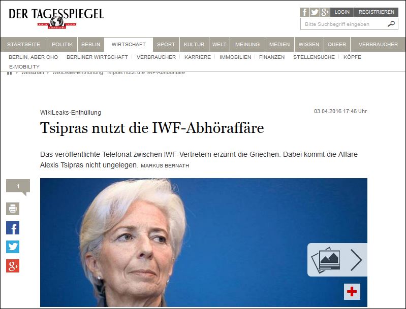 Η Τagesspiegel βλέπει την ΕΥΠ πίσω από την υποκλοπή της συνομιλίας Βελκουλέσκου – Τόμσεν