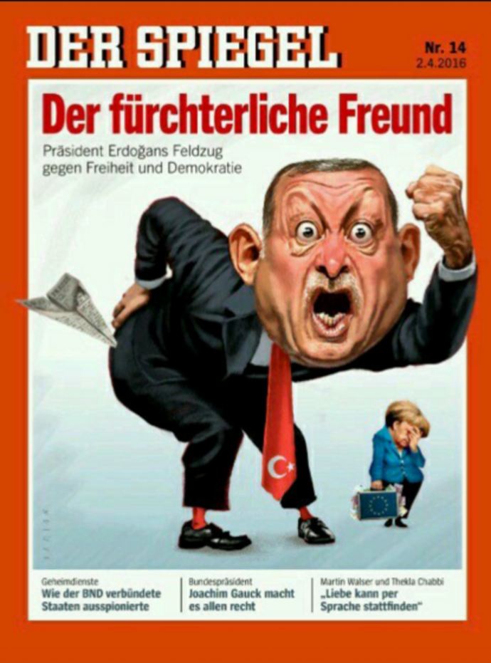 Der Spiegel: Ερντογάν, ο τρομερός μας φίλος!