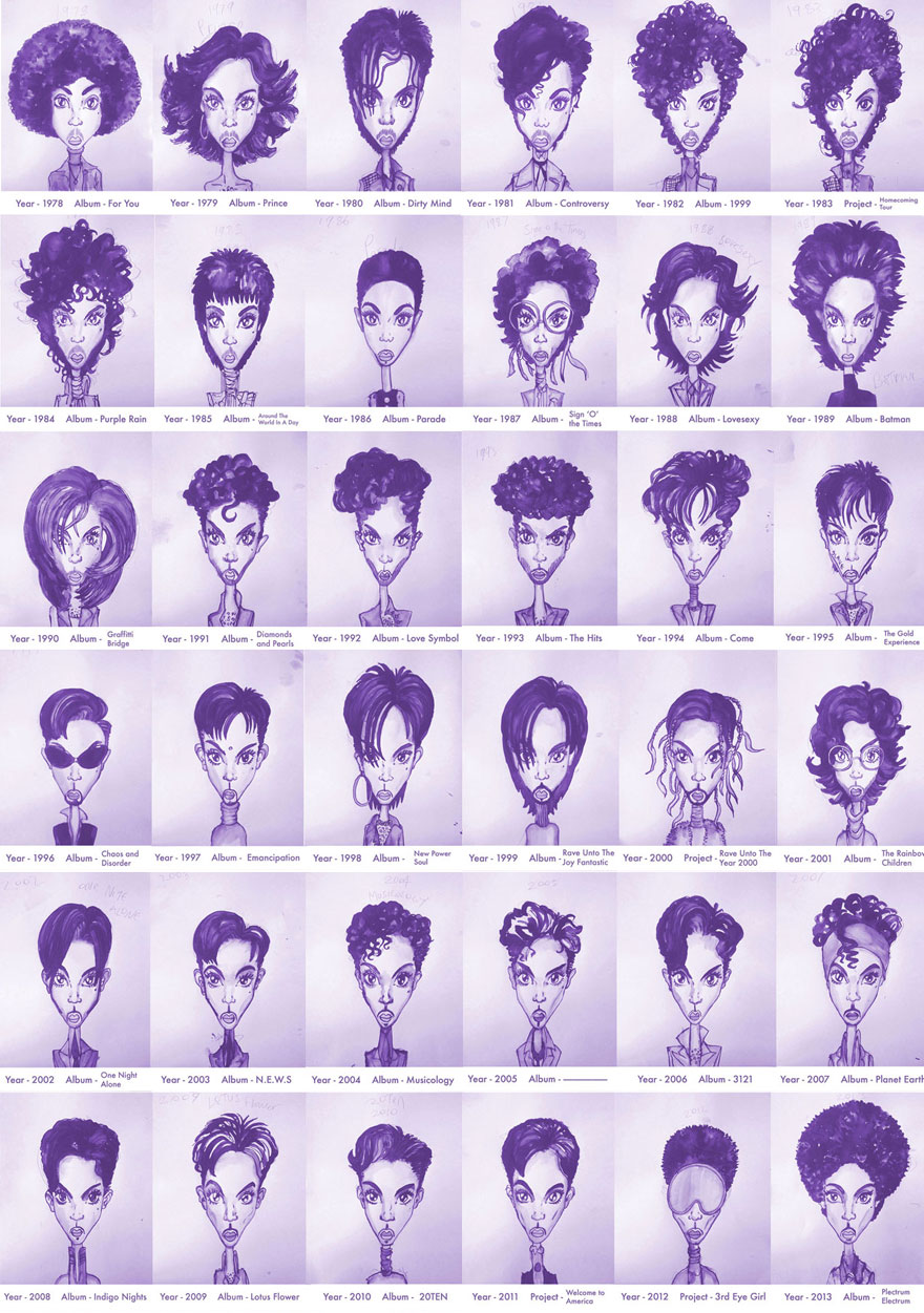 Οι “μεταμορφώσεις” του Prince από το 1978 έως το 2013 – ΦΩΤΟ
