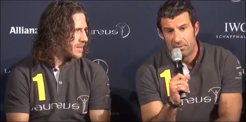 Ο Φίγκο φλέρταρε δημοσιογράφο σε συνέντευξη Τύπου – ΒΙΝΤΕΟ