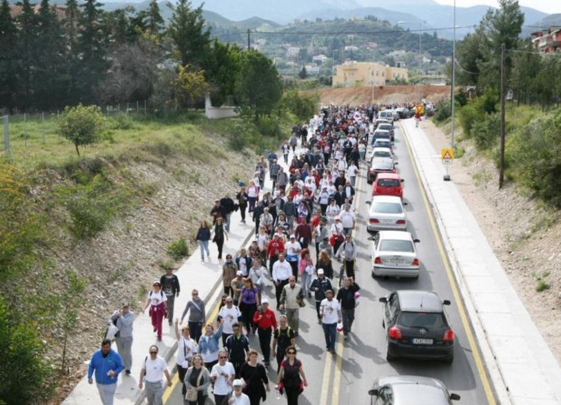 Στο Ξυλόκαστρο θα φτάσει το βράδυ η πορεία κατά της ανεργίας