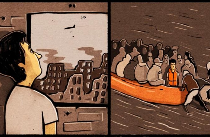 Συγκλονίζει το σκίτσο του Guardian για την επαναπροώθηση των προσφύγων