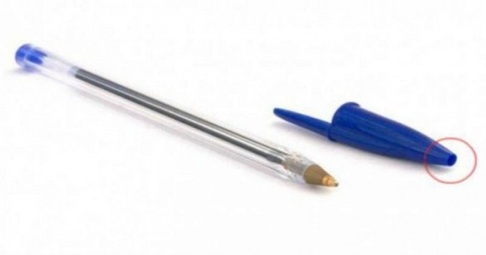 Γιατί τα καπάκια των στυλό έχουν τρύπα;