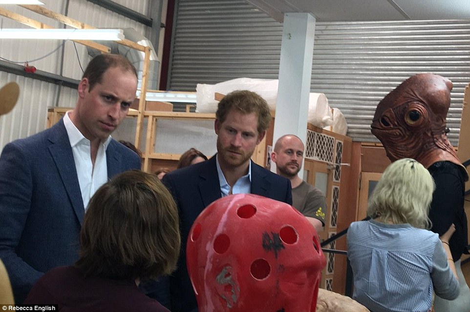 Οι πρίγκιπες Γουίλιαμ και Χάρι παίζουν με φωτόσπαθα – ΦΩΤΟ