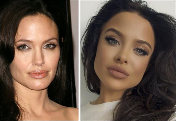 Αυτή είναι η σωσίας της Αντζελίνα Τζολί – ΦΩΤΟ