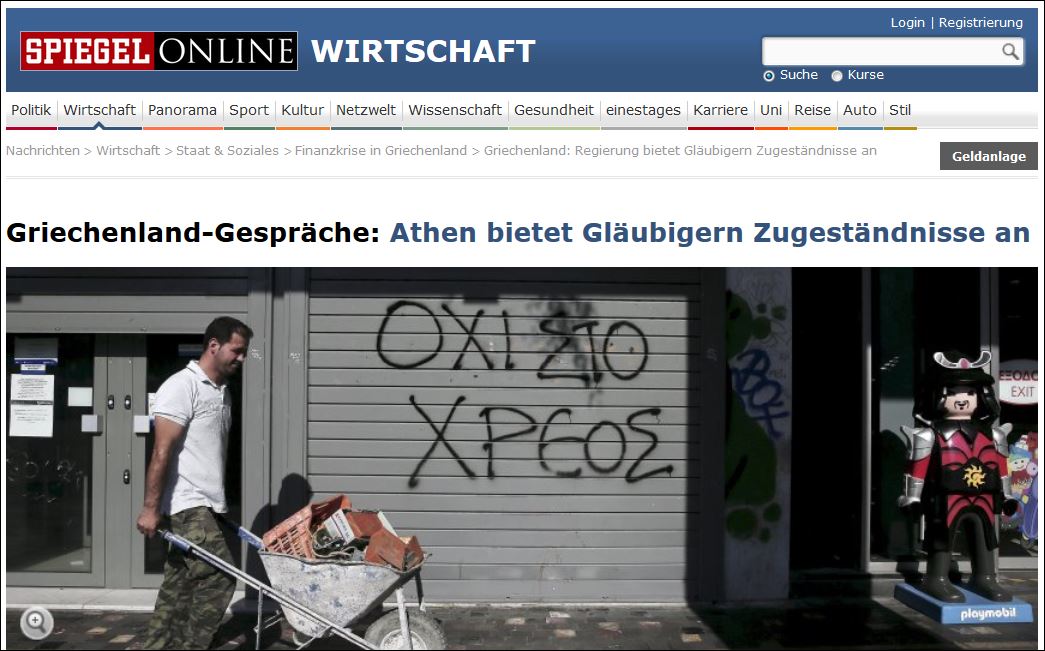 Το Spiegel για τη διαπραγμάτευση: Ο χρόνος εξαντλείται