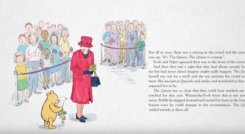 O Γουίνι συναντά τη βασίλισσα Ελισάβετ – ΒΙΝΤΕΟ