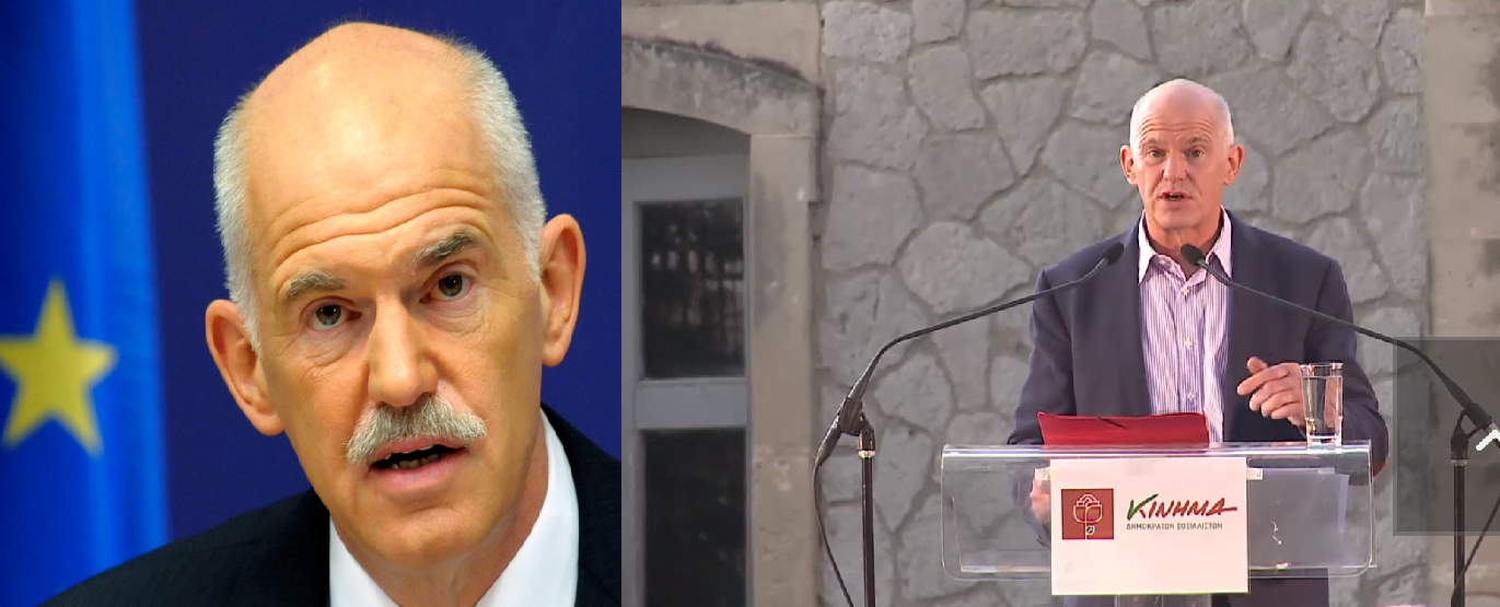 Κόντρες για το μουστάκι του Παπανδρέου