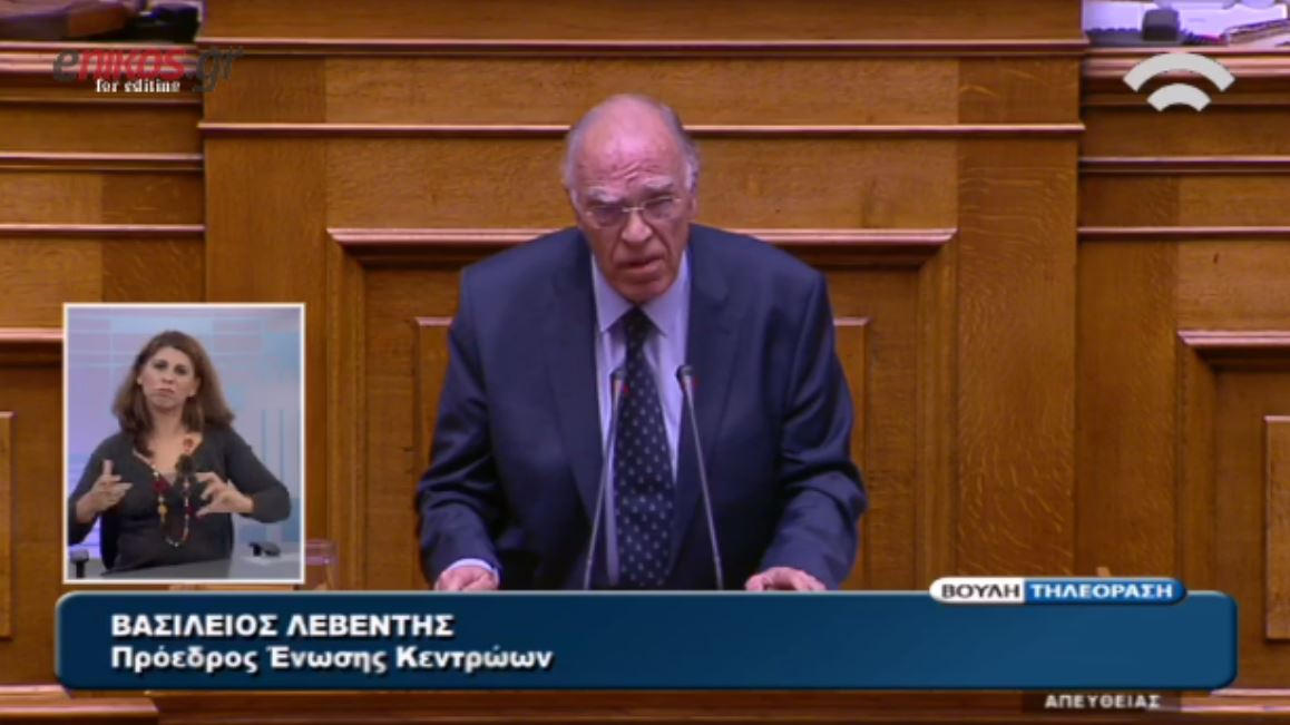 Λεβέντης: Η Ένωση Κεντρώων δεν είναι μνημονιακό κόμμα – ΒΙΝΤΕΟ