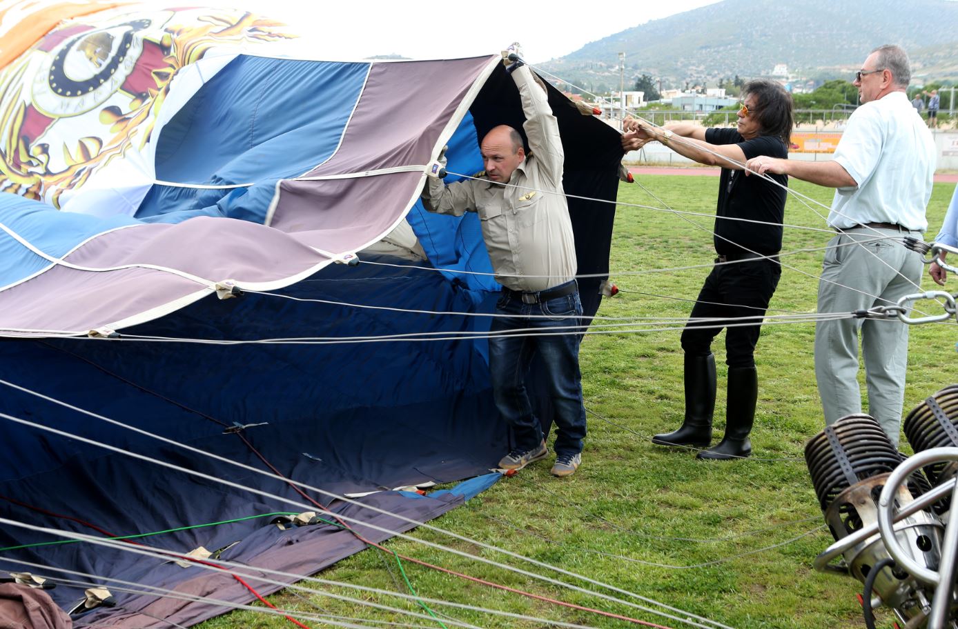 Η άψογη φόρμα του Ψινάκη που ξεδιπλώνει το αερόστατο – ΦΩΤΟ