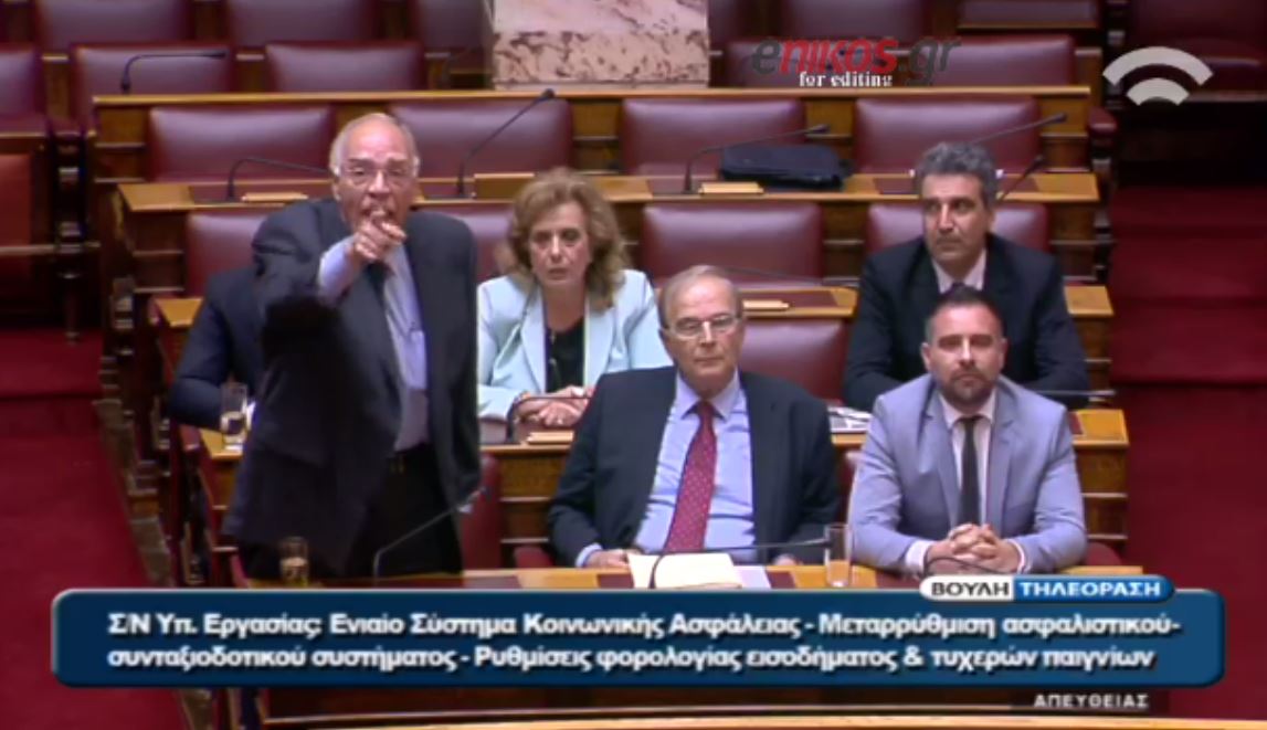 Η διαμαρτυρία του Λεβέντη στην Χριστοδουλοπούλου για τους… ταραχοποιούς της Βουλής – ΒΙΝΤΕΟ