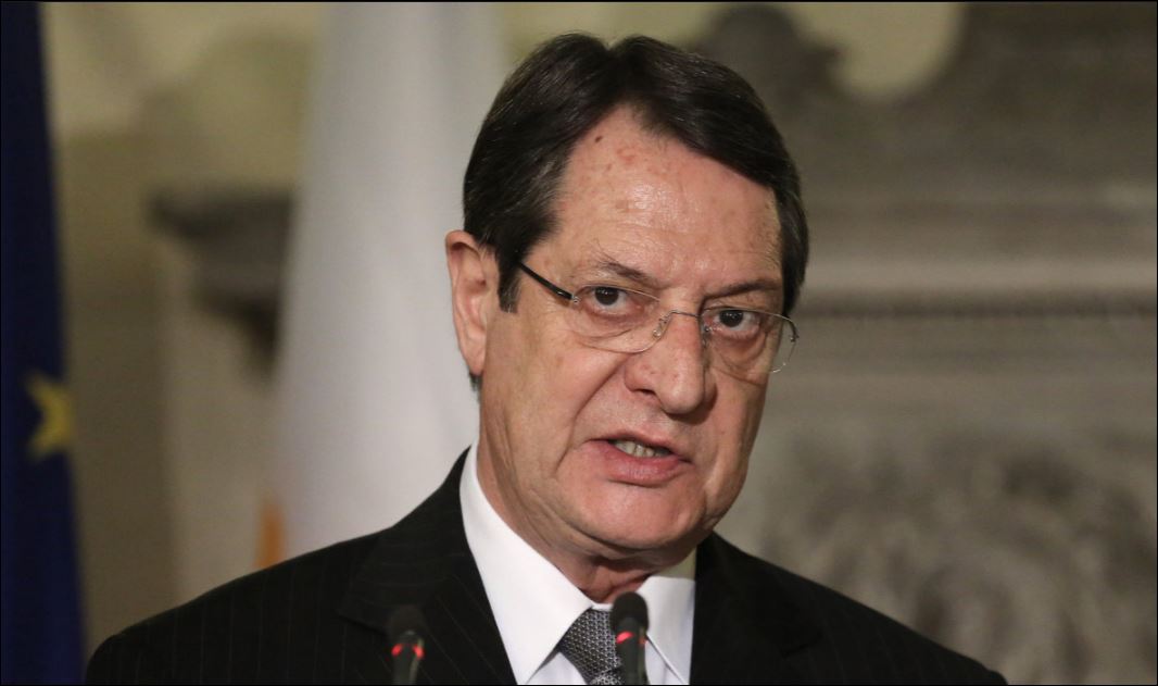 To tweet του Αναστασιάδη για την απουσία του από το δείπνο του Ερντογάν