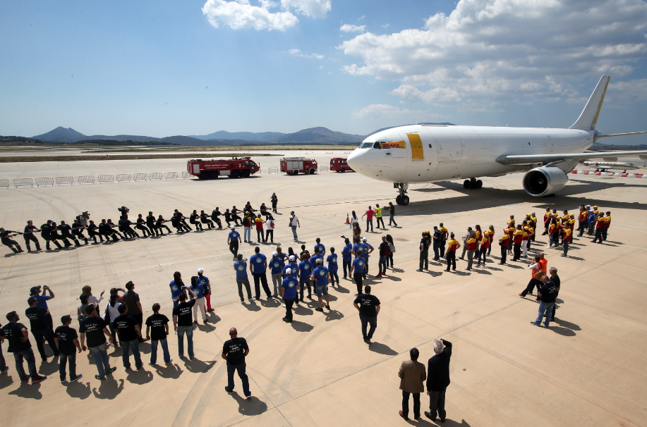 Το πρώτο Plane Pull στην Ελλάδα – ΦΩΤΟ