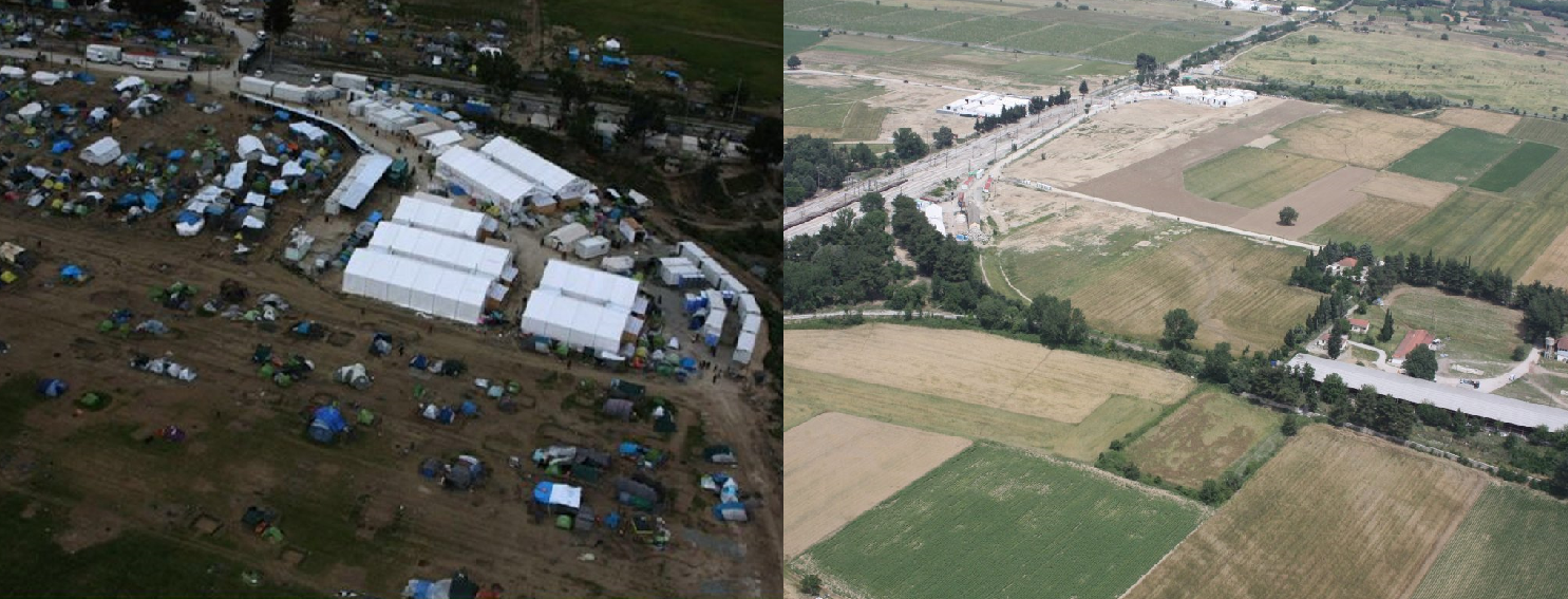 Η Ειδομένη πριν και μετά την επιχείρηση της ΕΛ.ΑΣ. – ΦΩΤΟ