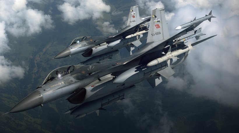 Τέσσερα οπλισμένα τουρκικά αεροσκάφη εισήλθαν στο FIR Αθηνών