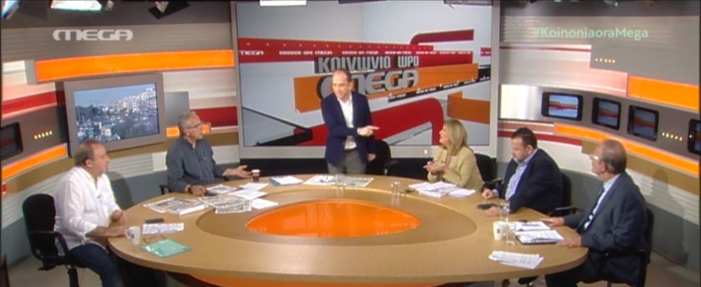 Ο Μπάρκας του ΣΥΡΙΖΑ αποχώρησε από το στούντιο του Mega – ΒΙΝΤΕΟ