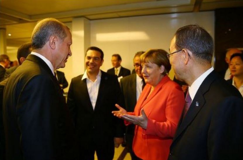 Τετ α τετ του Τσίπρα με Μέρκελ-Ερντογάν – ΦΩΤΟ